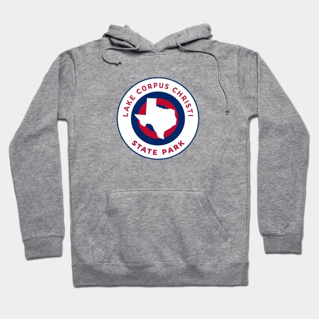 Lake Corpus Christi State Park Texas Bullseye Hoodie by Go With Tammy